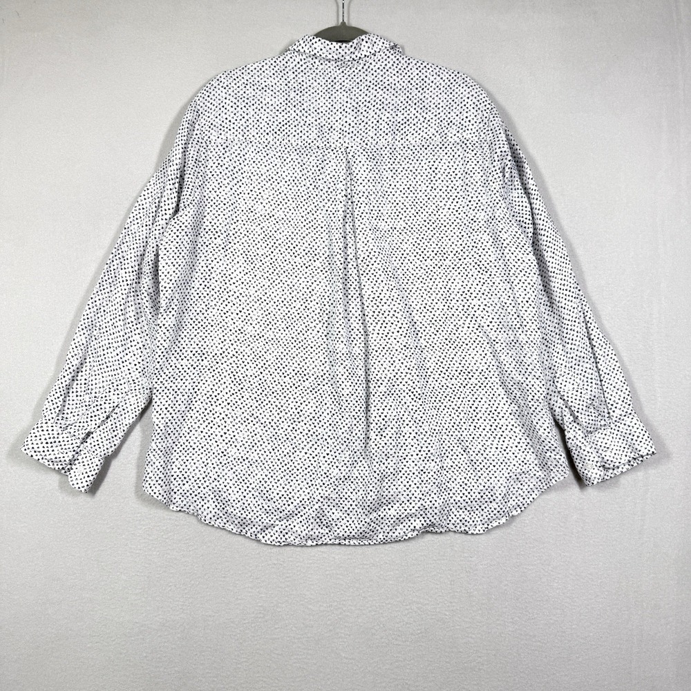 Grayson by Frank and Eileen Top Womens XL The Hero Shirt Linen Heart Print - Picture 7 of 15